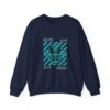 Noir Door “Dead Path” Streetwear Crewneck – Abstract Bunny Graphic, Anti-Conformity Design