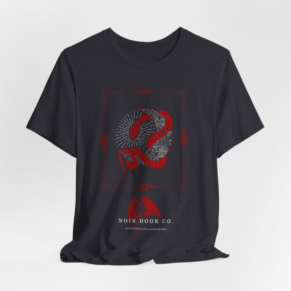 Mystical Snake Moon T-Shirt: Occult Graphic Tee, USA Made