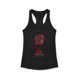 Mystical Snakes Racerback, Celestial Moon Shirt, Occult Aesthetic, Oversized Top, Style For Fall, Spiritual Healing Top, Noir Door Clothing