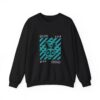 Noir Door “Dead Path” Streetwear Crewneck – Abstract Bunny Graphic, Anti-Conformity Design