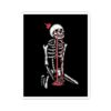 Weeping King Skeleton Sticker: Mental Health Awareness Decal
