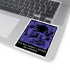Purple Skeleton Vinyl Sticker: Emotional Resilience, Laptop Decal