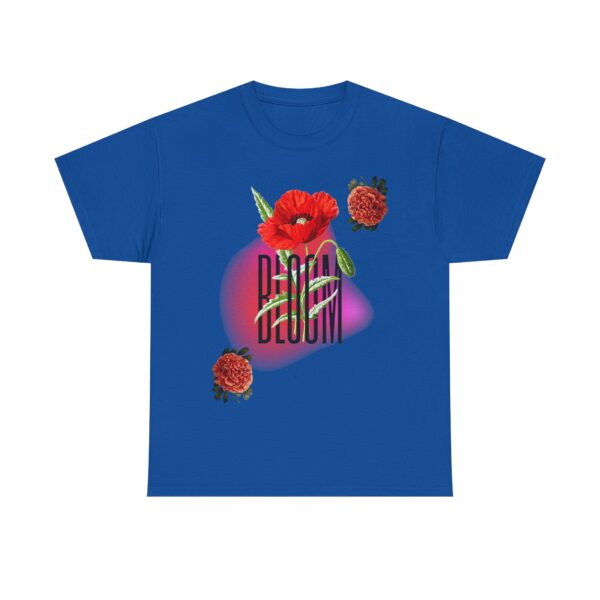 Floral Bloom Graphic Tee: Vibrant Botanical Rose Shirt