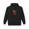 Hothead Hoodie, Gothic Skull Sweatshirt with Horns, Fire Aesthetic Streetwear, Dark Alternative Hoodie, Fall Fashion, Metalcore Clothing