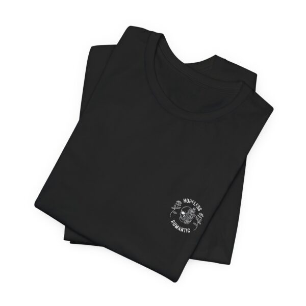 Hopeless Romantic T-Shirt: Red Rose Skeleton, Gothic Grunge Tee