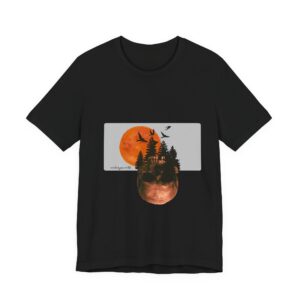 17708869525471625362_2048.jpeg Mystical Skull Graphic Tee: Lunar Undergrowth Design