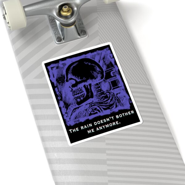 Purple Skeleton Vinyl Sticker: Emotional Resilience, Laptop Decal