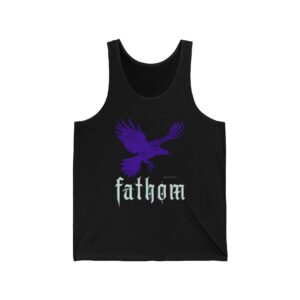 1903975434322194696_2048.jpeg Gothic Raven Graphic Tank Top: Violet Fathom, Dark Academia