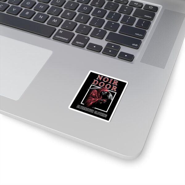 1910309645500454908_1200.jpeg Grim Reaper Sticker: Gothic Memento Mori Art, Alternative Style