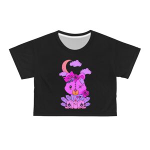 2122715682194993056_2048.jpeg Whimsigoth Crop Tee: Pastel Goth Streetwear, Witchy Mystical Design