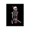 Weeping King Skeleton Sticker: Mental Health Awareness Decal