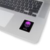Delve Deeper Sticker, Purple Skull, Introspection Stickers for Notebooks, Aesthetic Apparel, Dripping Skull Print, Alternative Streetwear