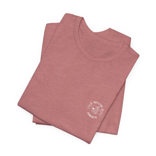 Hopeless Romantic T-Shirt: Red Rose Skeleton, Gothic Grunge Tee
