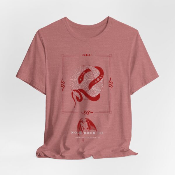 Mystical Snake Moon T-Shirt: Occult Graphic Tee, USA Made