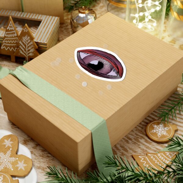 Gothic Eye Sticker: "Watcher of the Veil" Pastel Goth Vinyl Decal