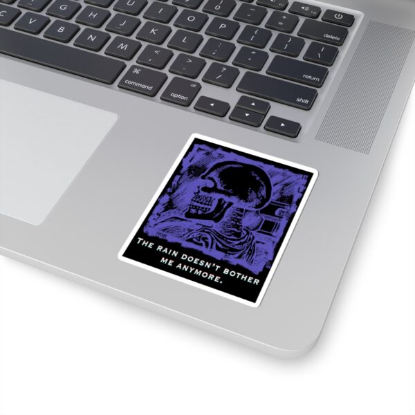 Purple Skeleton Vinyl Sticker: Emotional Resilience, Laptop Decal