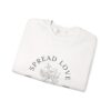 Floral Heart 'Spread Love' Pullover - Mental Health Awareness