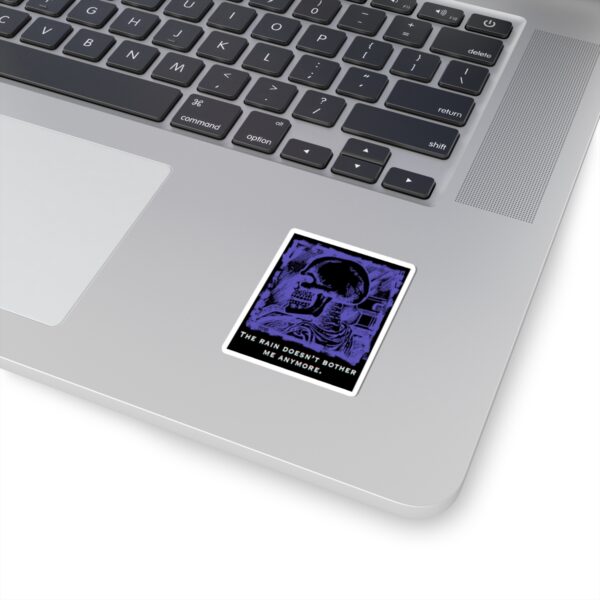 Purple Skeleton Vinyl Sticker: Emotional Resilience, Laptop Decal
