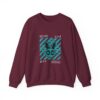 Noir Door “Dead Path” Streetwear Crewneck – Abstract Bunny Graphic, Anti-Conformity Design