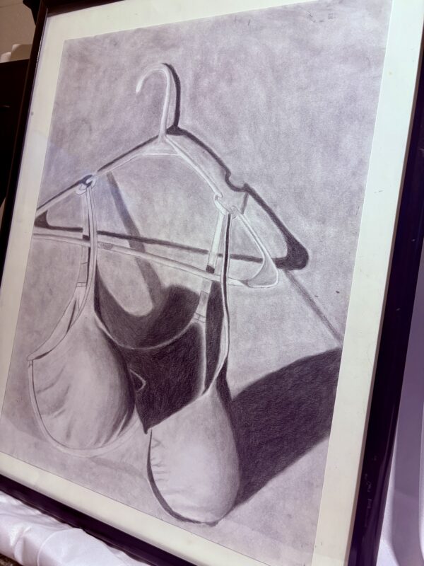 Clothing Still Life — Charcoal on Paper