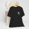 Victorian Design, Beauty Is Deadly Tee, Rose Top, Edgy And Bold Apparel, Skater T-Shirt, Red And Black Print