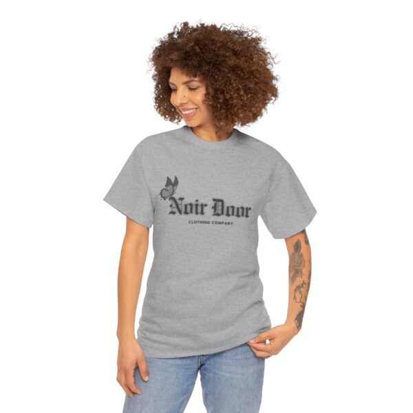 Noir Door Butterfly Logo Tee - Alternative Aesthetic Streetwear