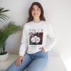 Surrealism Hoodie: Anxiety Girl Graphic, Gothic Oversized Sweatshirt