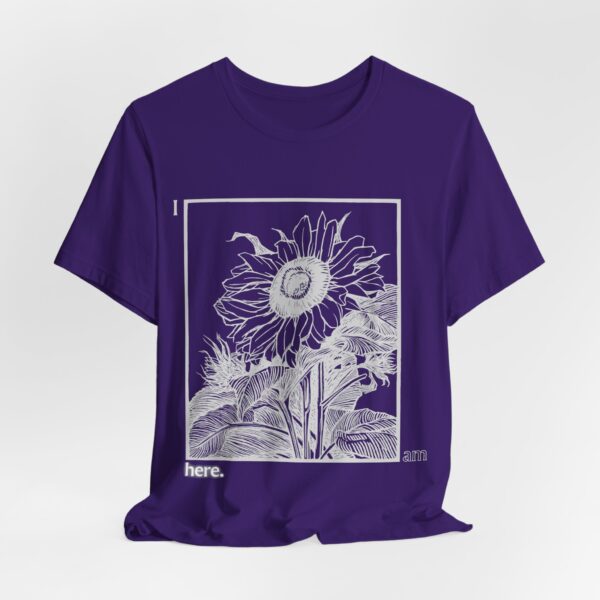Women's Summer Tee, Sunflower T-Shirt, Inspirational Gift For Her, Mental Health Awareness, Therapist Tee, I Am Enough Apparel, Durable