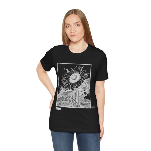 Women's Summer Tee, Sunflower T-Shirt, Inspirational Gift For Her, Mental Health Awareness, Therapist Tee, I Am Enough Apparel, Durable