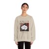 Surrealism Hoodie: Anxiety Girl Graphic, Gothic Oversized Sweatshirt