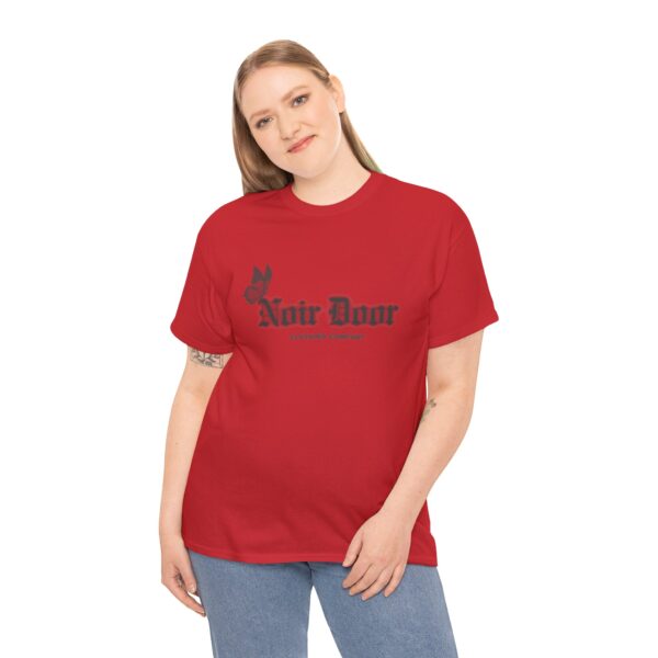 Noir Door Butterfly Logo Tee - Alternative Aesthetic Streetwear