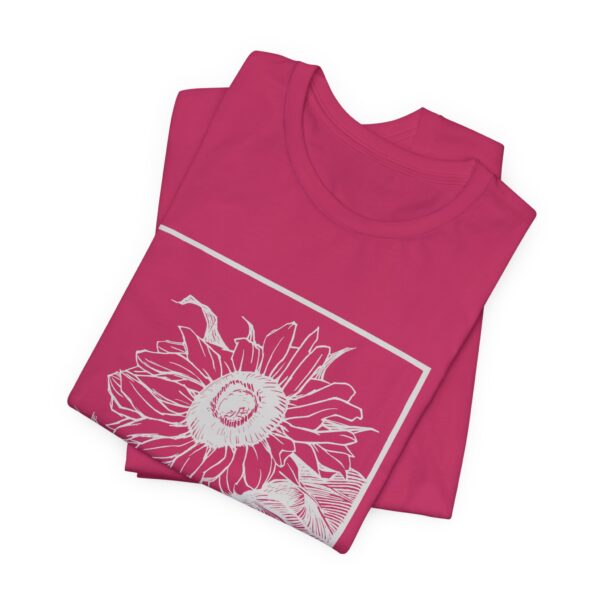 Women's Summer Tee, Sunflower T-Shirt, Inspirational Gift For Her, Mental Health Awareness, Therapist Tee, I Am Enough Apparel, Durable