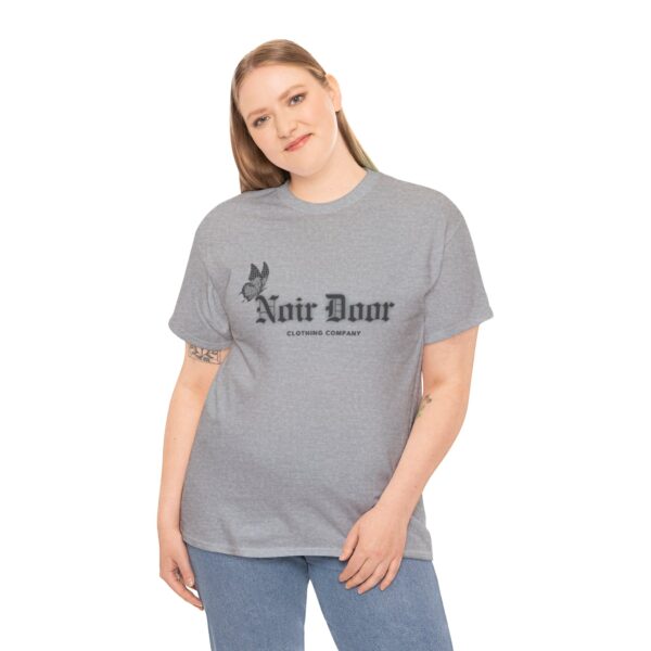 Noir Door Butterfly Logo Tee - Alternative Aesthetic Streetwear