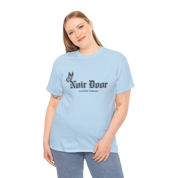 Noir Door Butterfly Logo Tee - Alternative Aesthetic Streetwear