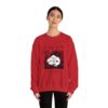 Surrealism Hoodie: Anxiety Girl Graphic, Gothic Oversized Sweatshirt