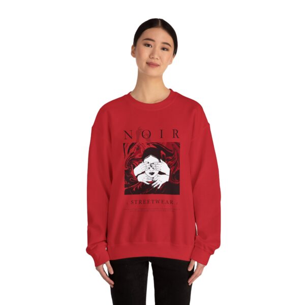Surrealism Hoodie: Anxiety Girl Graphic, Gothic Oversized Sweatshirt
