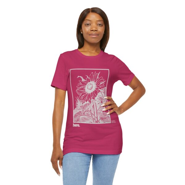 Women's Summer Tee, Sunflower T-Shirt, Inspirational Gift For Her, Mental Health Awareness, Therapist Tee, I Am Enough Apparel, Durable