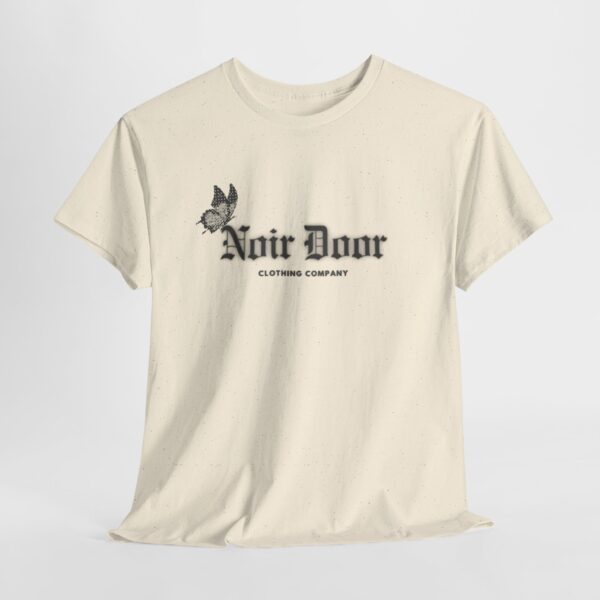 Noir Door Butterfly Logo Tee - Alternative Aesthetic Streetwear