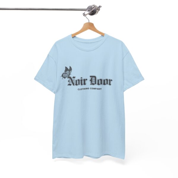 Noir Door Butterfly Logo Tee - Alternative Aesthetic Streetwear