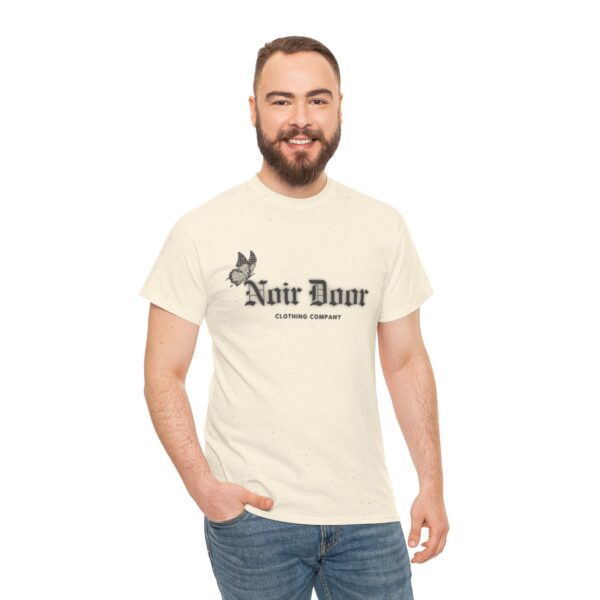 Noir Door Butterfly Logo Tee - Alternative Aesthetic Streetwear