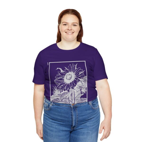 Women's Summer Tee, Sunflower T-Shirt, Inspirational Gift For Her, Mental Health Awareness, Therapist Tee, I Am Enough Apparel, Durable