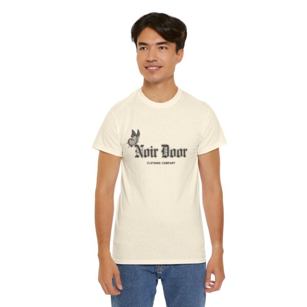 Noir Door Butterfly Logo Tee - Alternative Aesthetic Streetwear