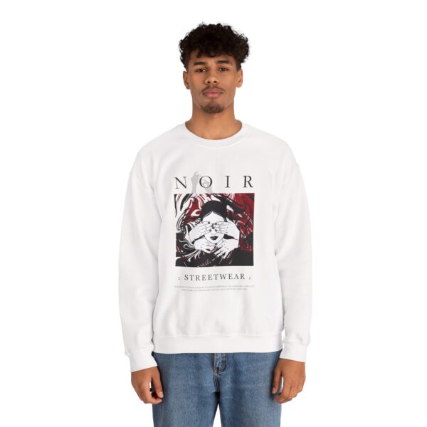 Surrealism Hoodie: Anxiety Girl Graphic, Gothic Oversized Sweatshirt