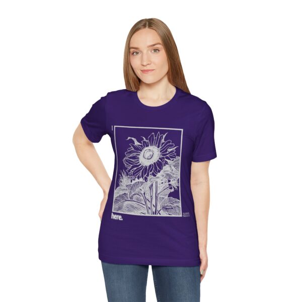Women's Summer Tee, Sunflower T-Shirt, Inspirational Gift For Her, Mental Health Awareness, Therapist Tee, I Am Enough Apparel, Durable