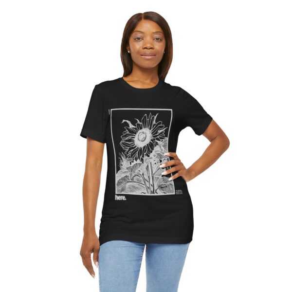 Women's Summer Tee, Sunflower T-Shirt, Inspirational Gift For Her, Mental Health Awareness, Therapist Tee, I Am Enough Apparel, Durable