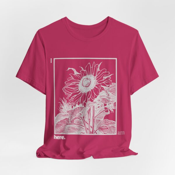 Women's Summer Tee, Sunflower T-Shirt, Inspirational Gift For Her, Mental Health Awareness, Therapist Tee, I Am Enough Apparel, Durable