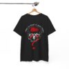 Dada Punk Graphic Tee - I Reject the Premise of Modern Society with Line-Art Skull