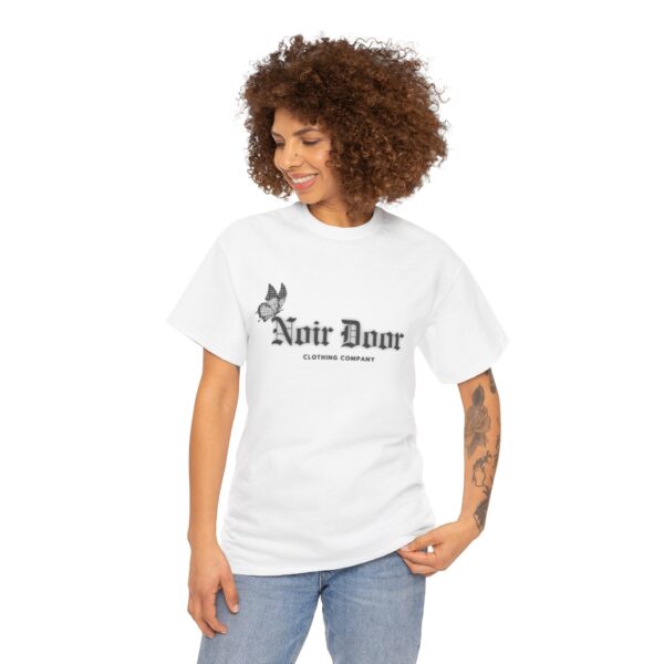 Noir Door Butterfly Logo Tee - Alternative Aesthetic Streetwear