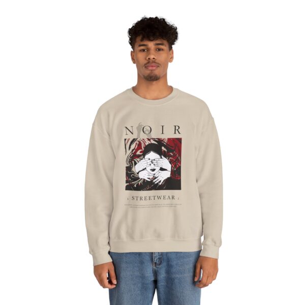 Surrealism Hoodie: Anxiety Girl Graphic, Gothic Oversized Sweatshirt