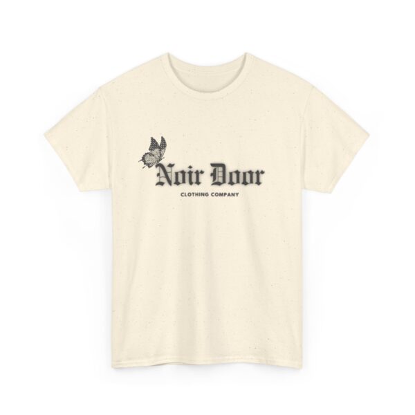 Noir Door Butterfly Logo Tee - Alternative Aesthetic Streetwear